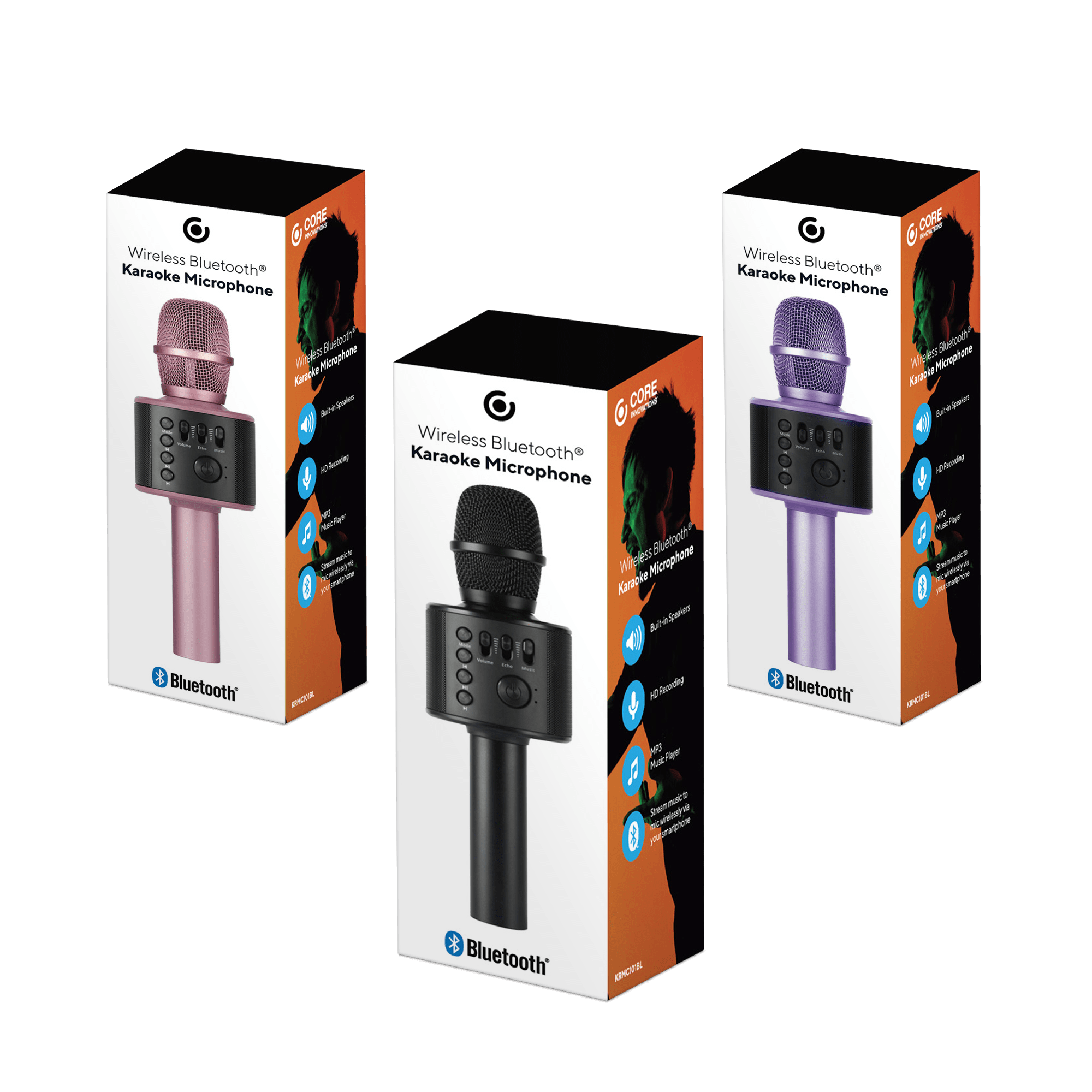 Core Innovations Wireless Bluetooth Karaoke Microphone