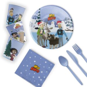 Wild Kratts Partyware Bundle – 12 Piece Set