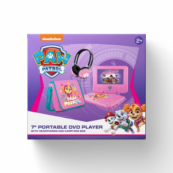 PAW Patrol 7 Portable DVD Player with Matching Headphones +