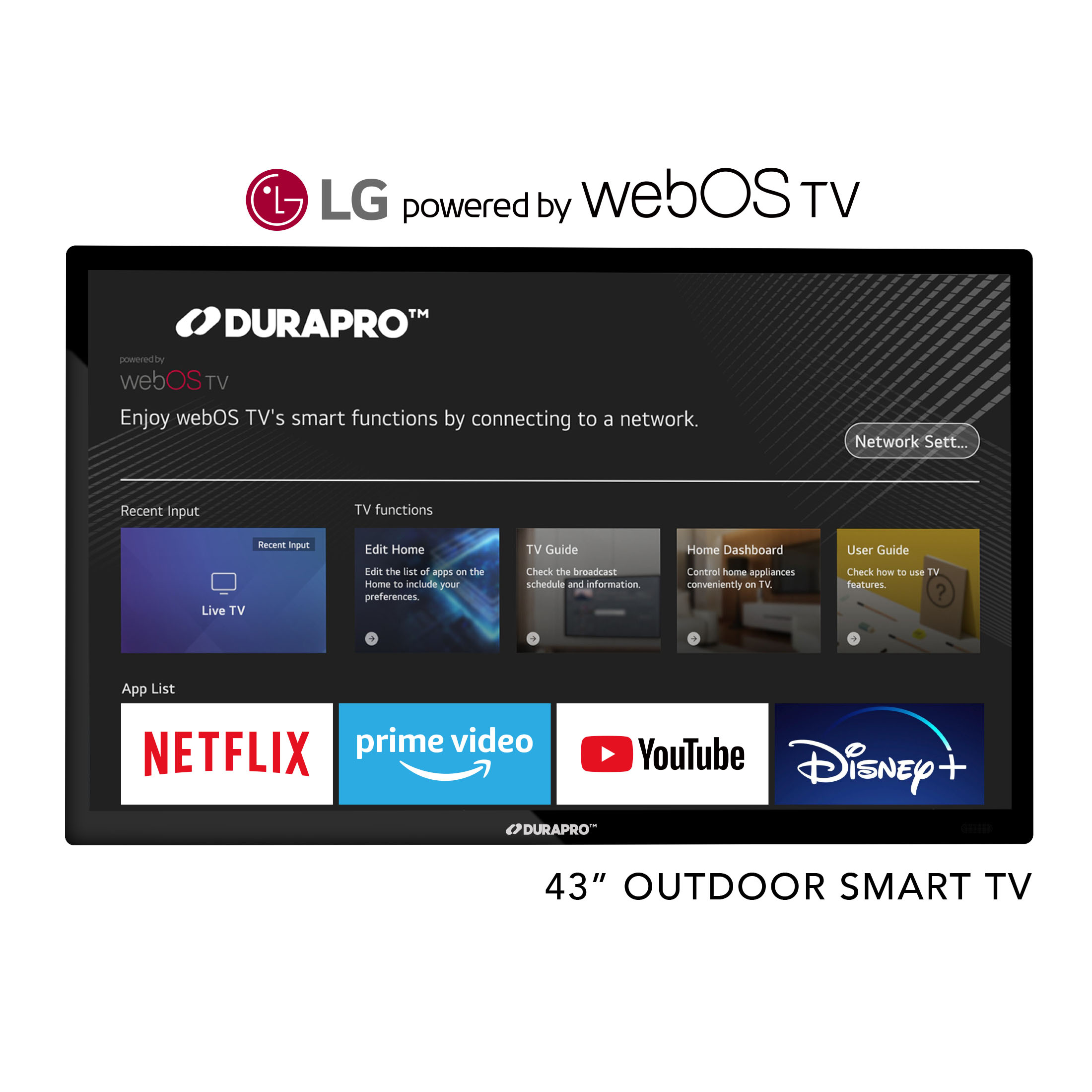 43″ 4K UHD LED Outdoor Smart TV